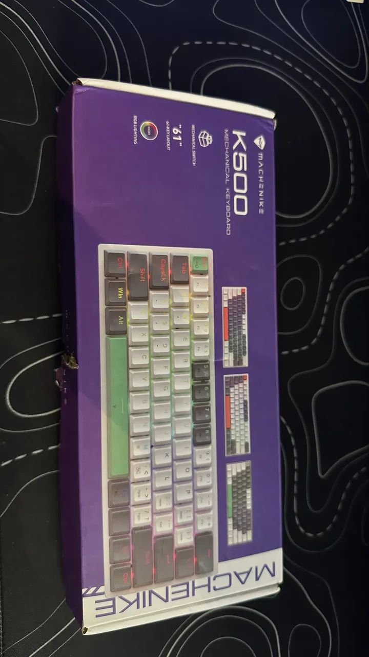 Teclado mecânico machenike k500 b61 - Foto 3
