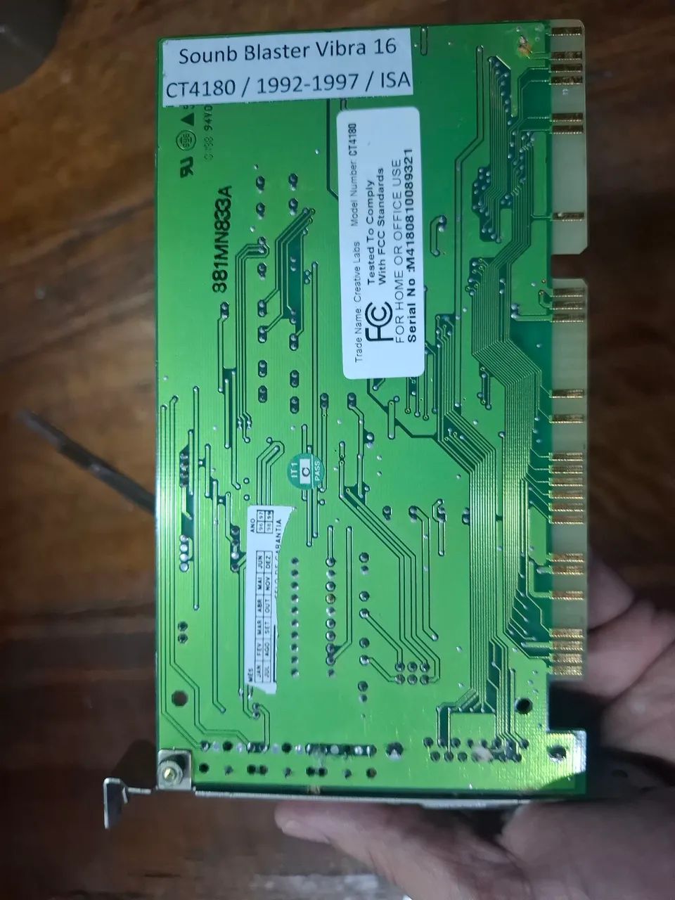 Placa de som ISA Creative vibra 16 CT 4180 - Foto 3