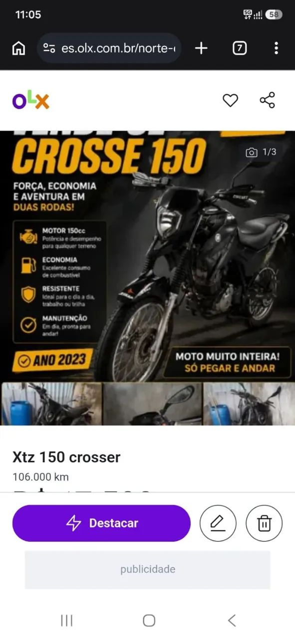 XTZ 150 CROSSER