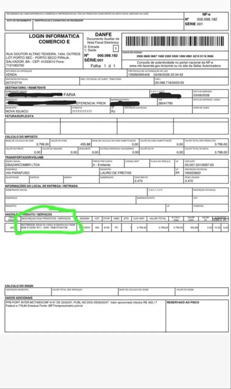 NOTBOOK NOVO - Foto 4