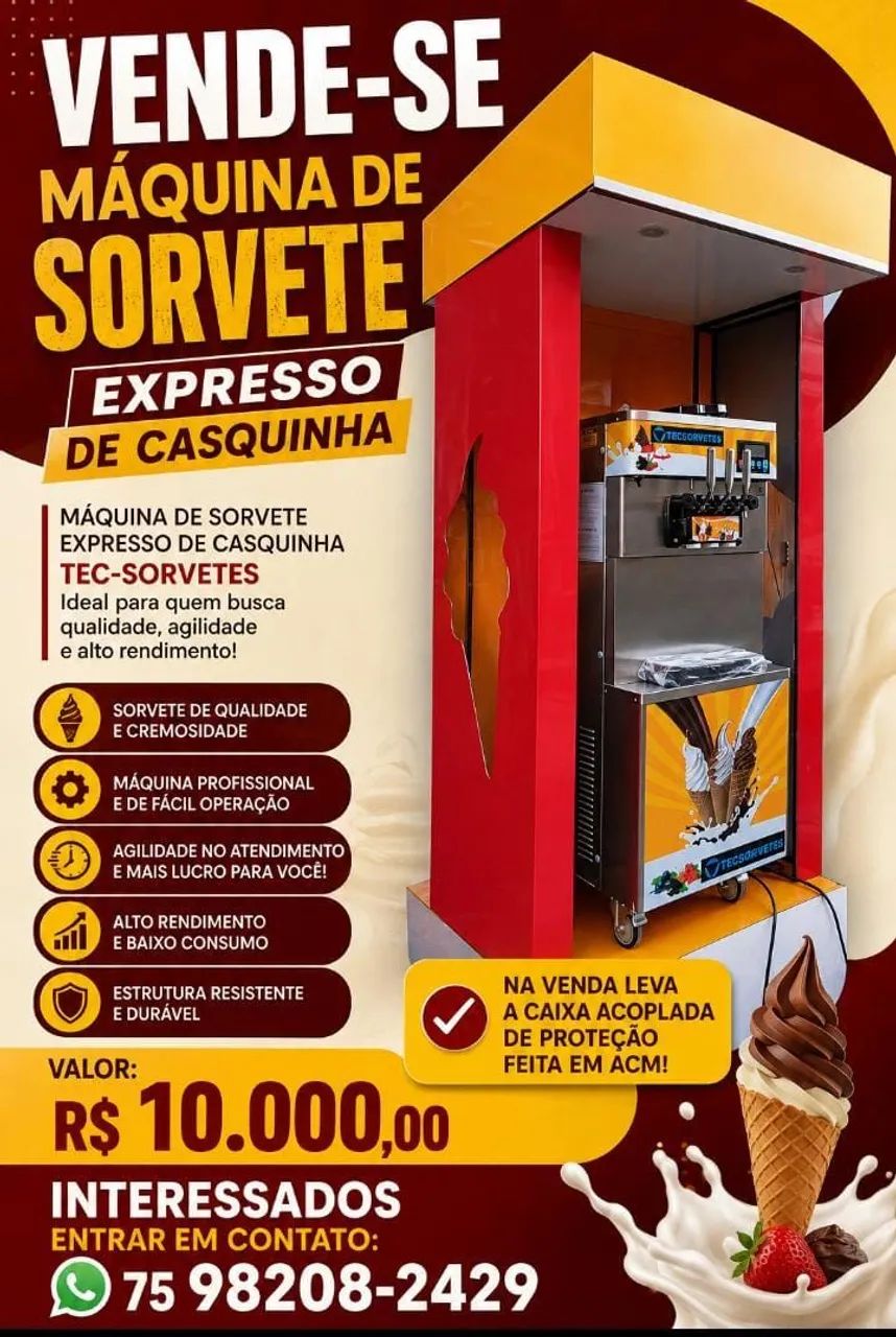 Máquina de sorvete 