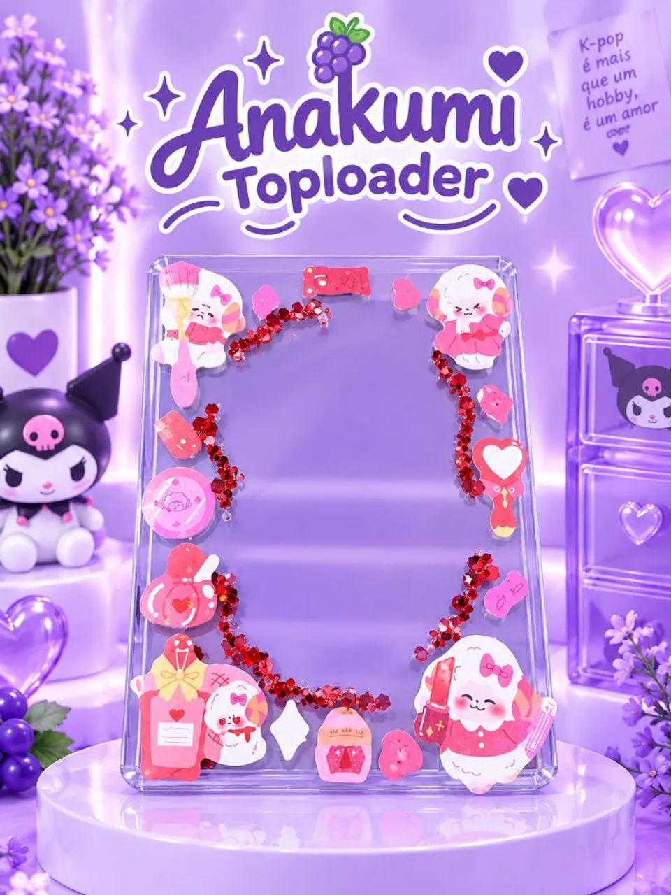 Toploader decorativo 
