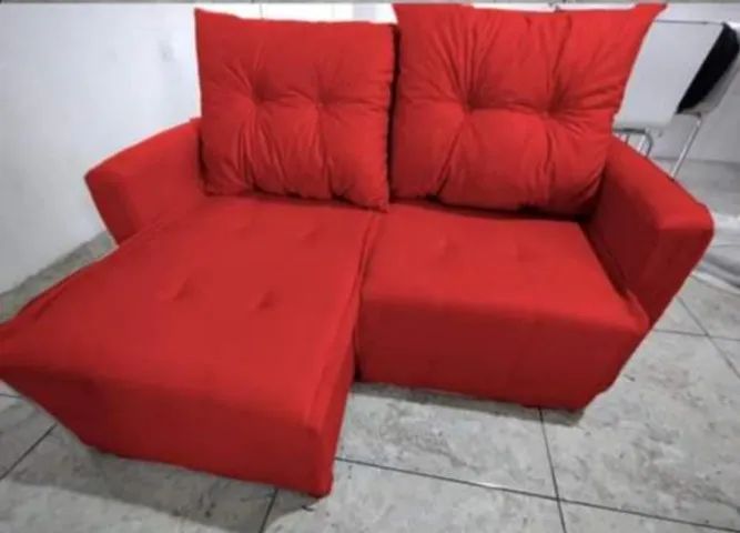 Sofá Retrátil de 1.40 metros Ideal para apartamentos, kitnet - Foto 4