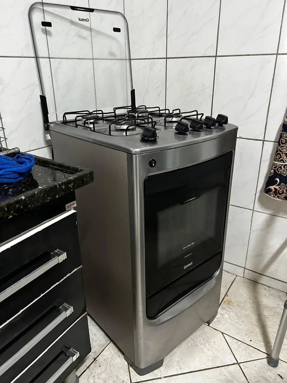 Fogão Consul- inox 