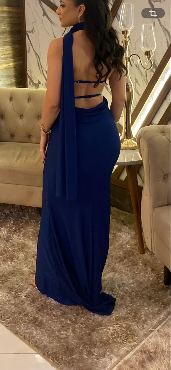 Vestido festa azul  - Foto 3