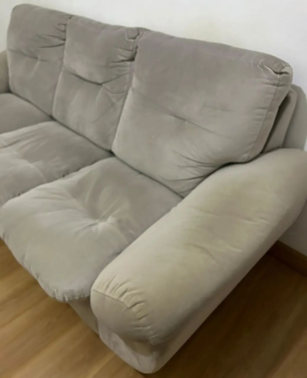 Sofá Bianchi 3 Lugares - Tecido de Algodão, Viscose e Poliéster - Foto 2