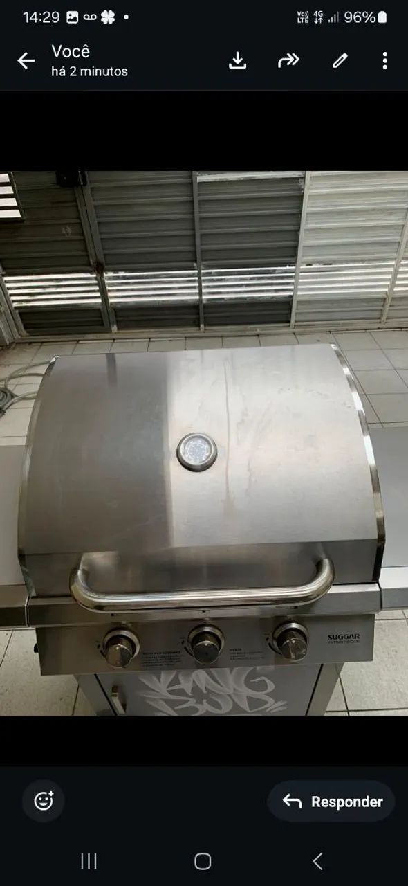 Churrasqueira a gás em inox - Foto 4