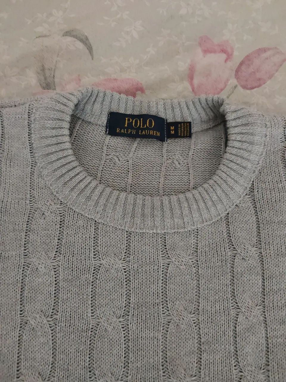 Sueter Polo ralph lauren cinza importada - Foto 2