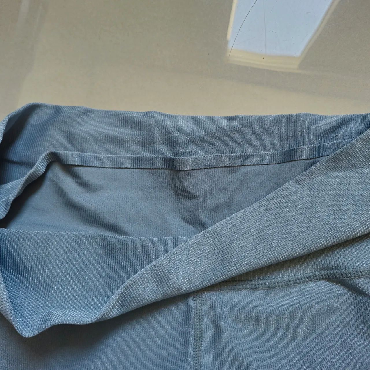 Shorts live azul claro com bolso interno tam Gg - Foto 2