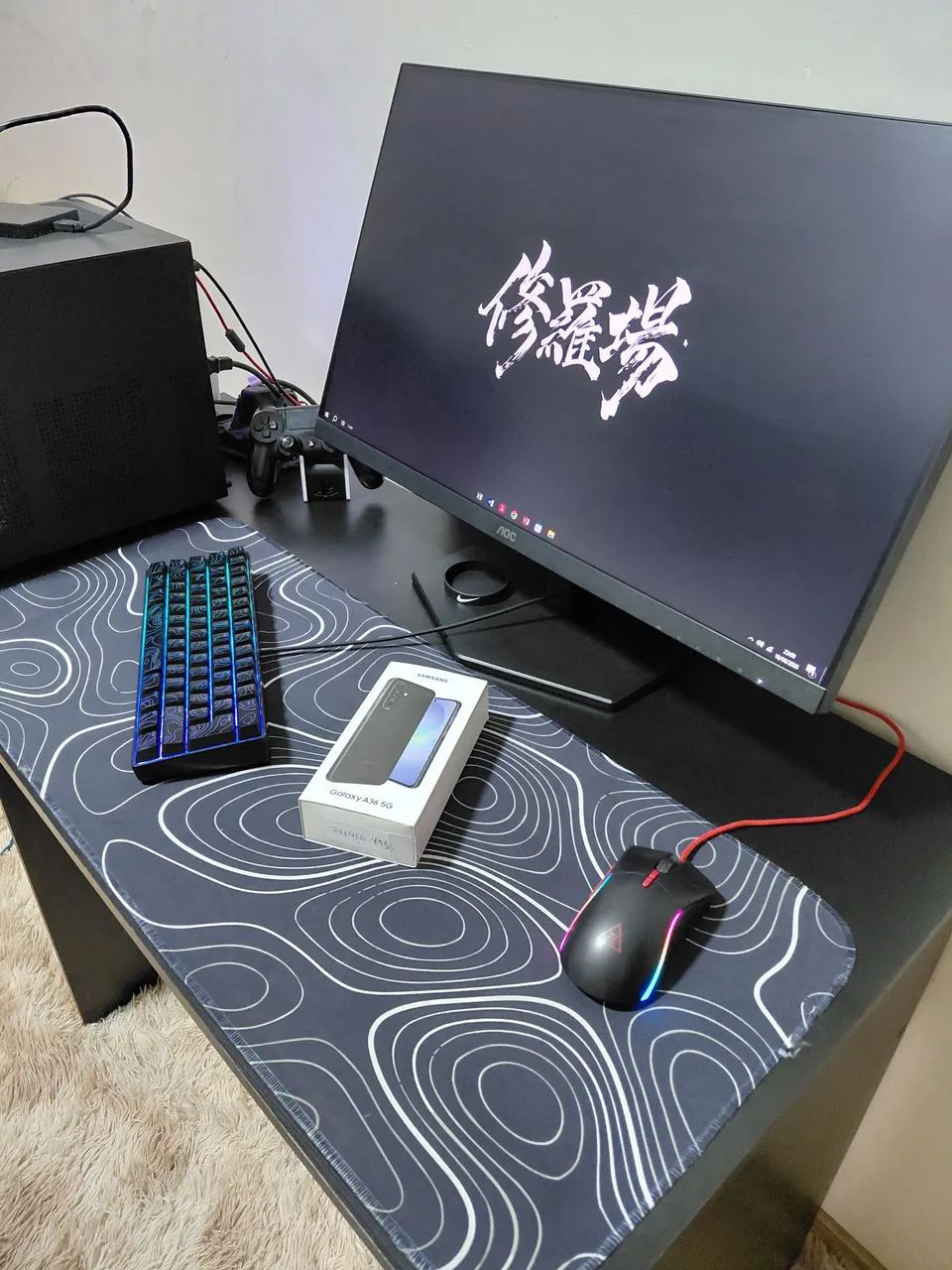VENDO KIT TECLADO E MOUSE E MOUSE PAD