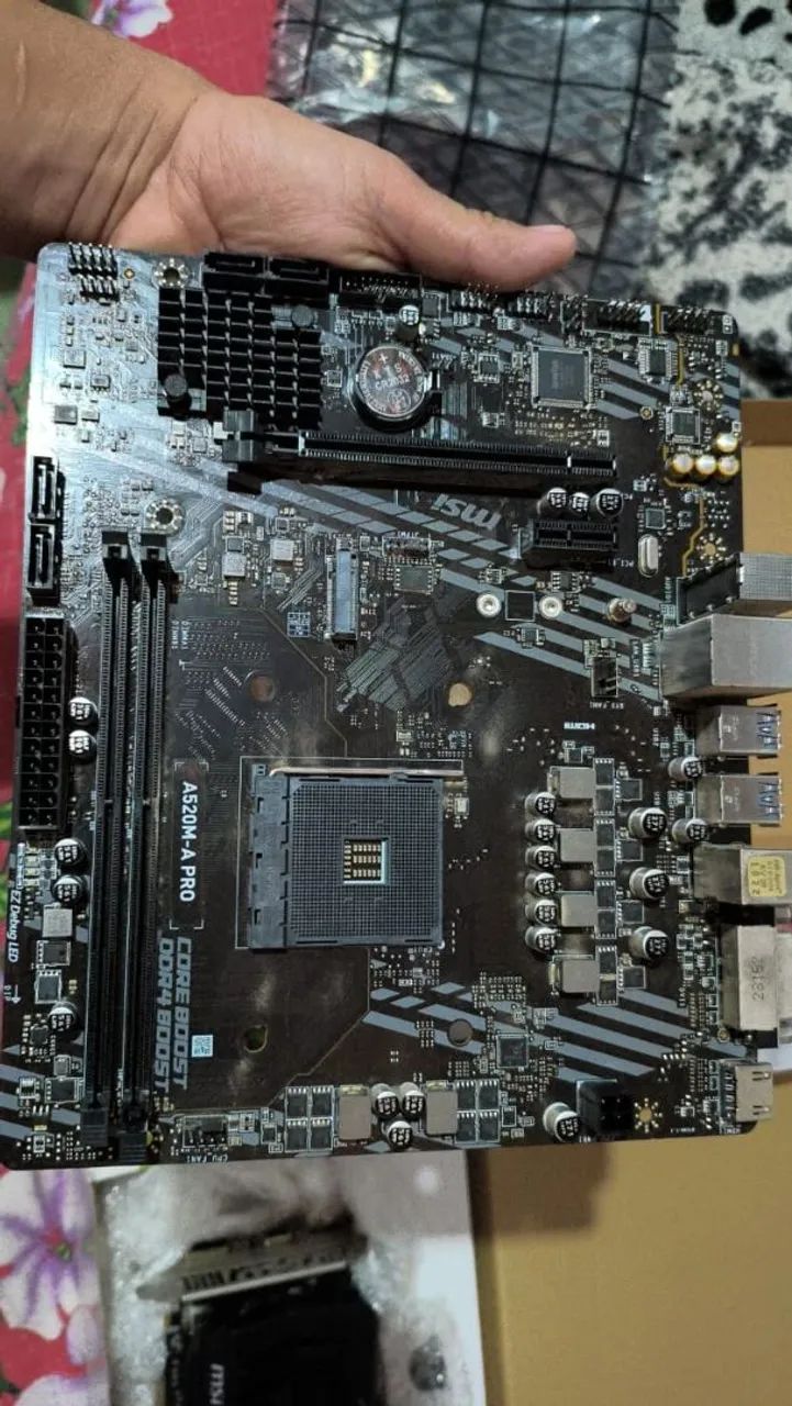 Placa mãe MSI a520m - Foto 3