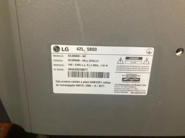 TV LG 42 LED LB5800        - Foto 5