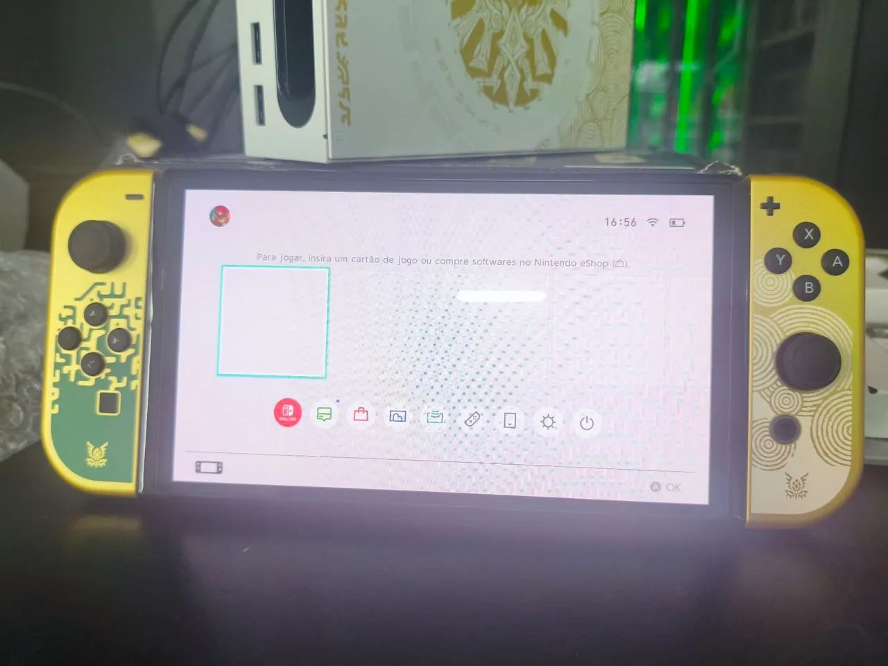 Nintendo Switch OLED Zelda USADO - Foto 5
