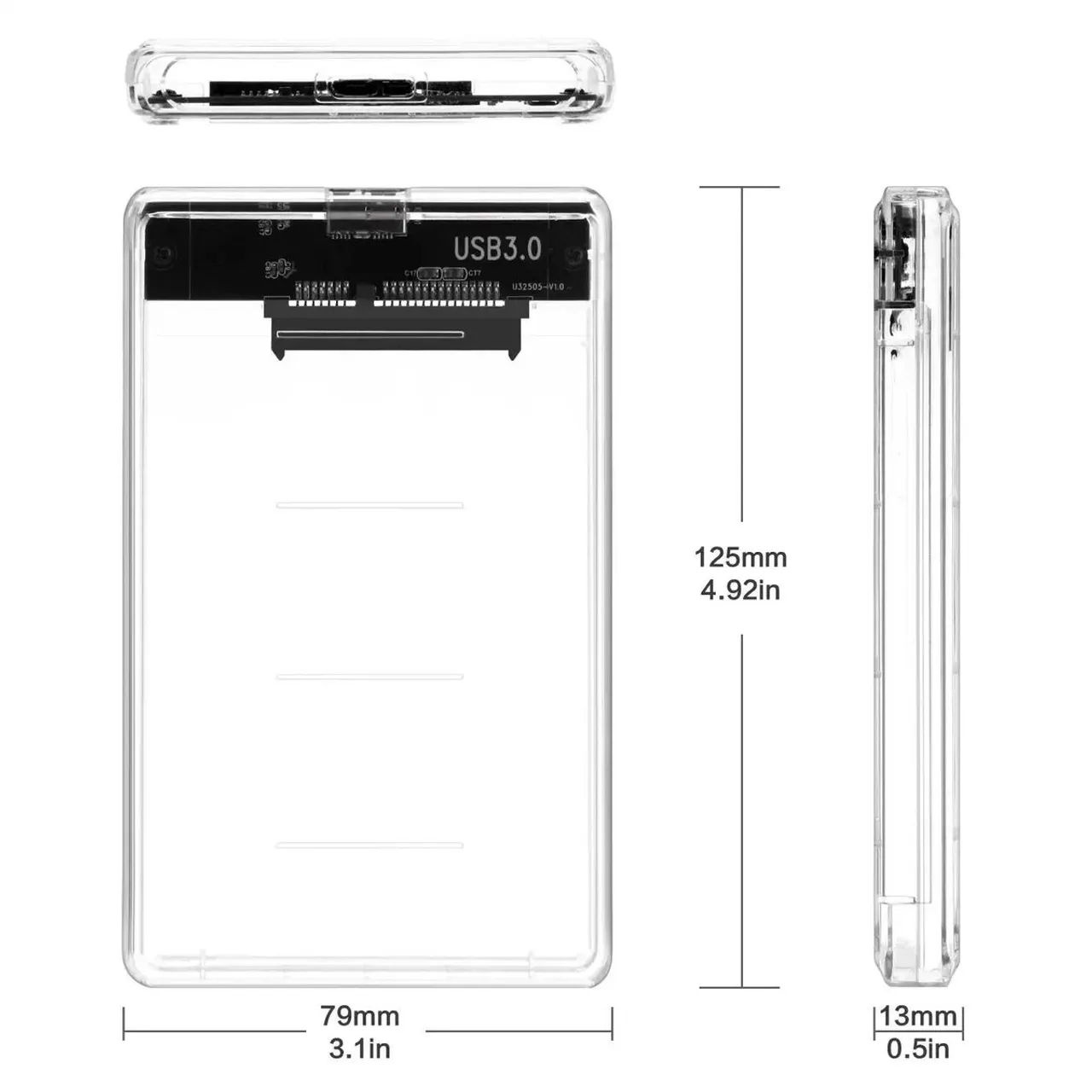 Case HD externo 3.0 2,5 polegadas - Foto 2
