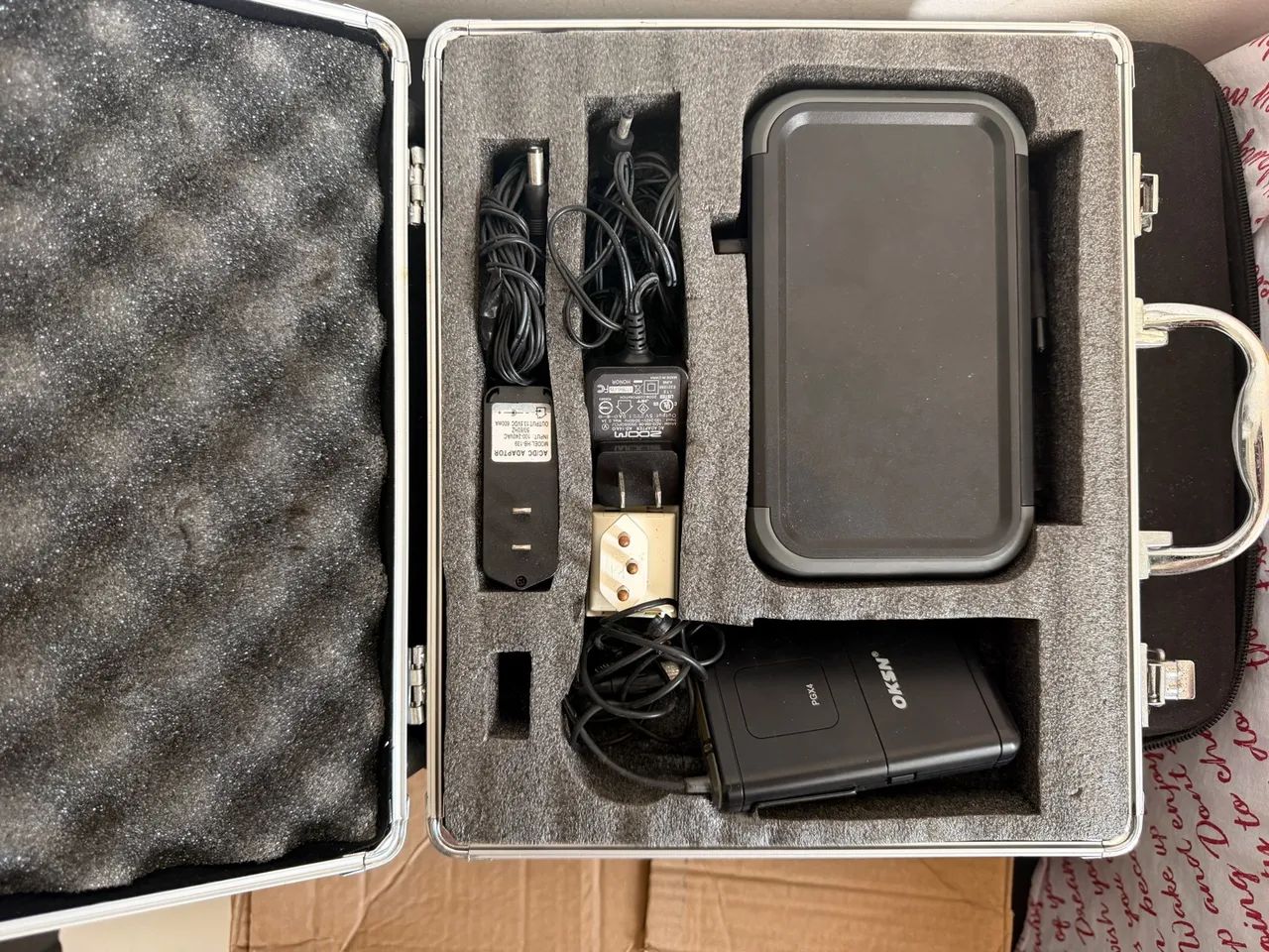 Microfone Sem Fio OKSN PGX4 UHF com Headset e Maleta - Foto 2
