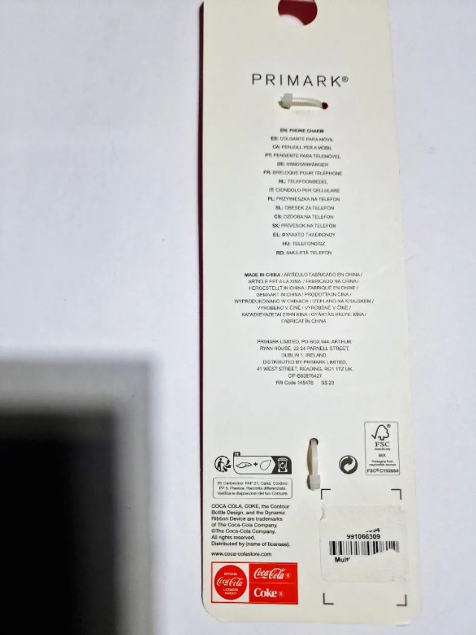 Cordão Coca-Cola Para Celular Primark Importado - Foto 5