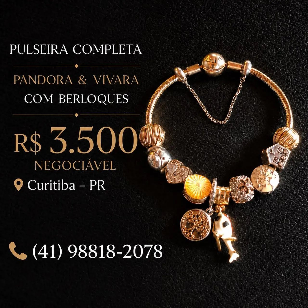 PULSEIRA DE LUXO - ELEGANCIA E SOFISTICAÇÃO!?