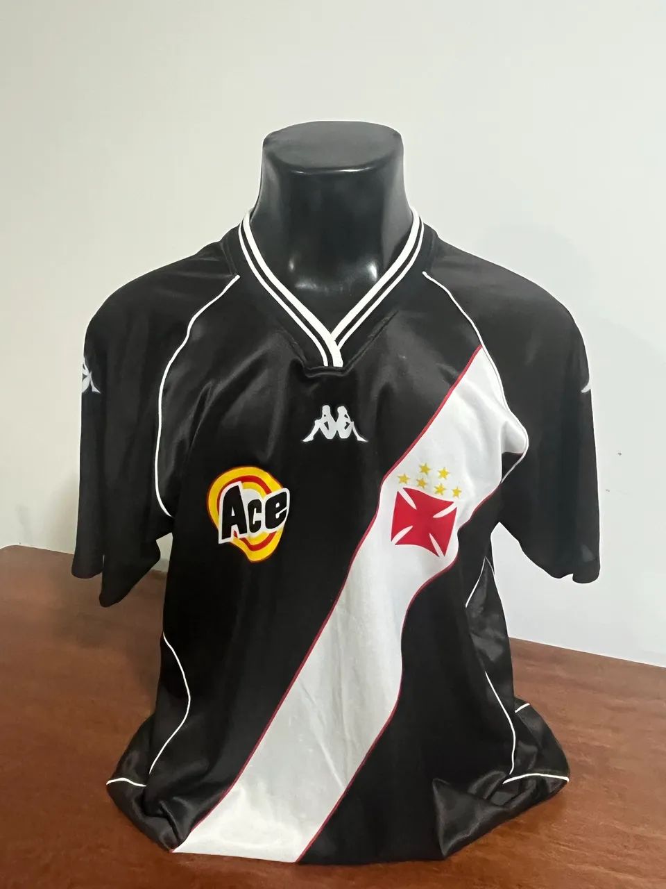 Camisa Vasco Kappa Mercosul 2000 Tamanho GG #11 Romário