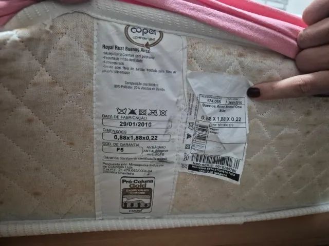 CAMA BAU SOLTEIRO COM COLCHÃO - Foto 4