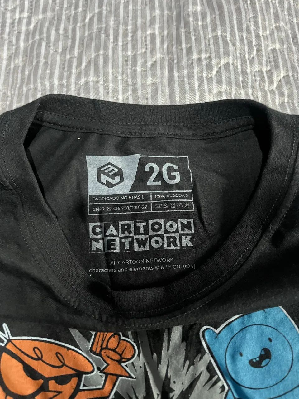 camiseta cartoon network preta 2g - Foto 3