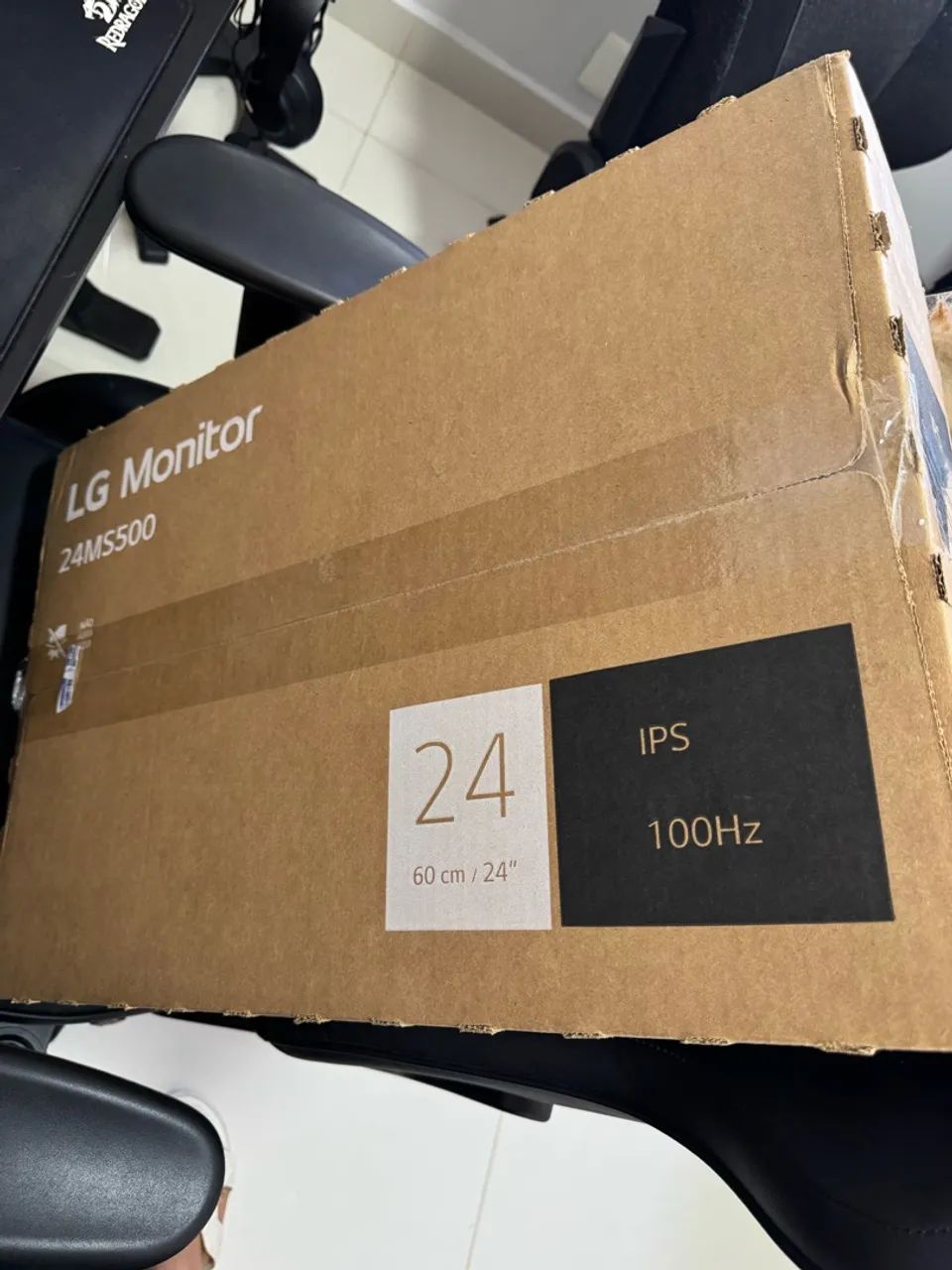 Monitor LG 24? IPS Full HD 100 Hz 24MS500 com caixa - Foto 5