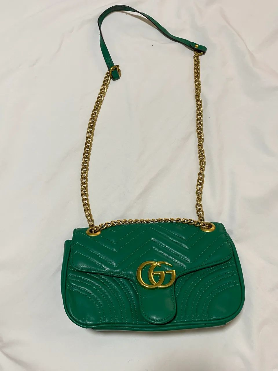 Bolsa verde Marmont Gucci