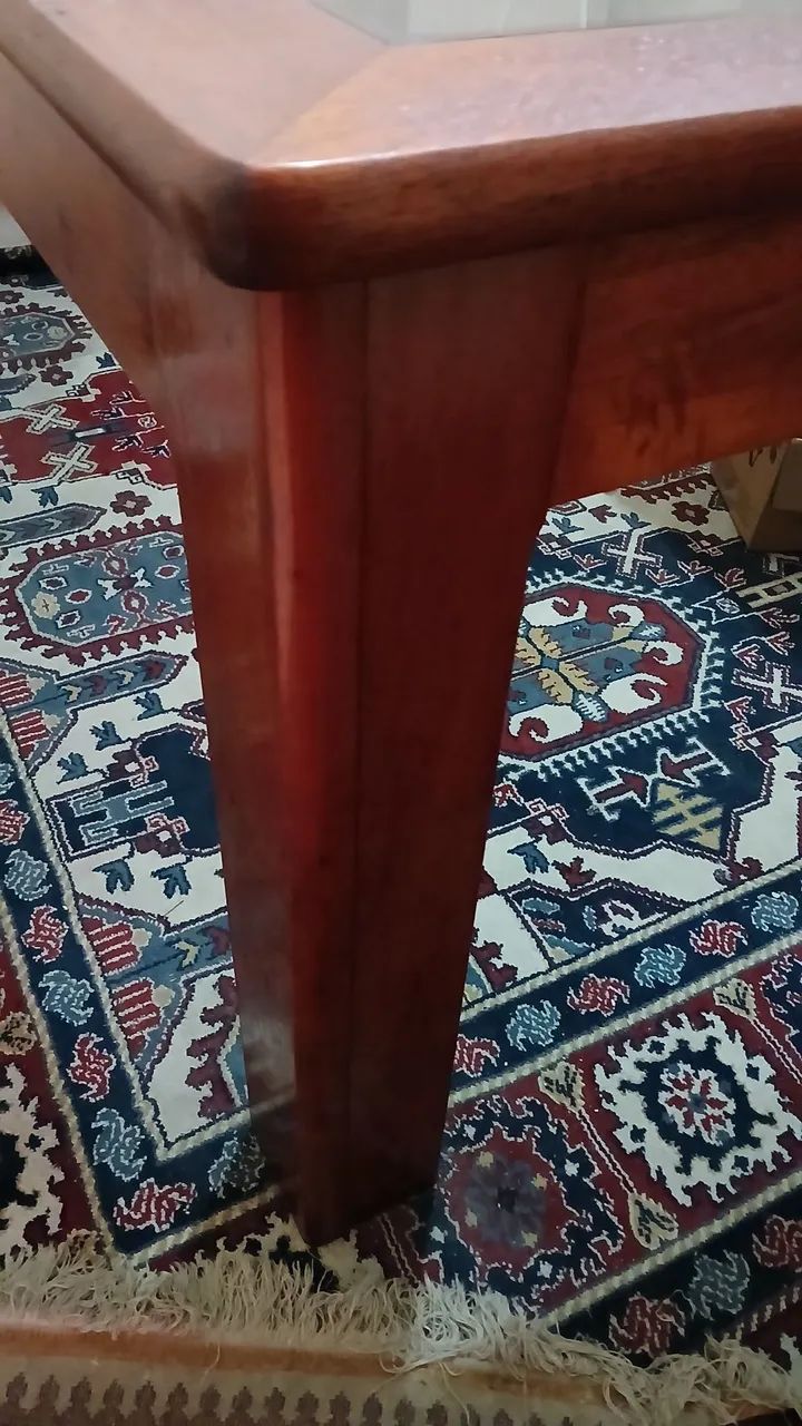 Mesa de jantar para 8 cadeira com vidro. - Foto 4