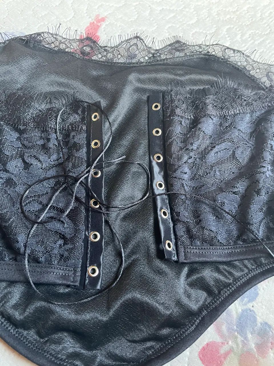 Cropped corselet renda  - Foto 2