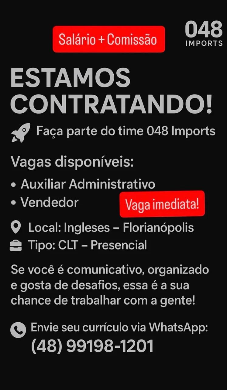 Atendente | vendedora 