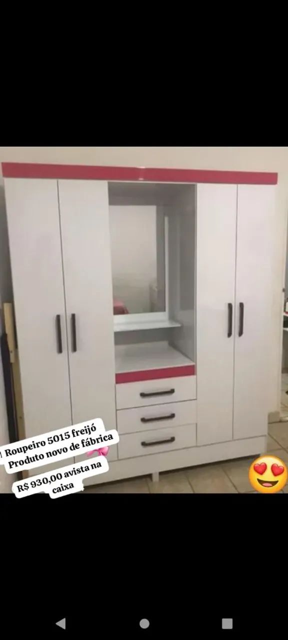 Roupeiro 6015 freijó Produto Novo na Caixa  - Foto 4