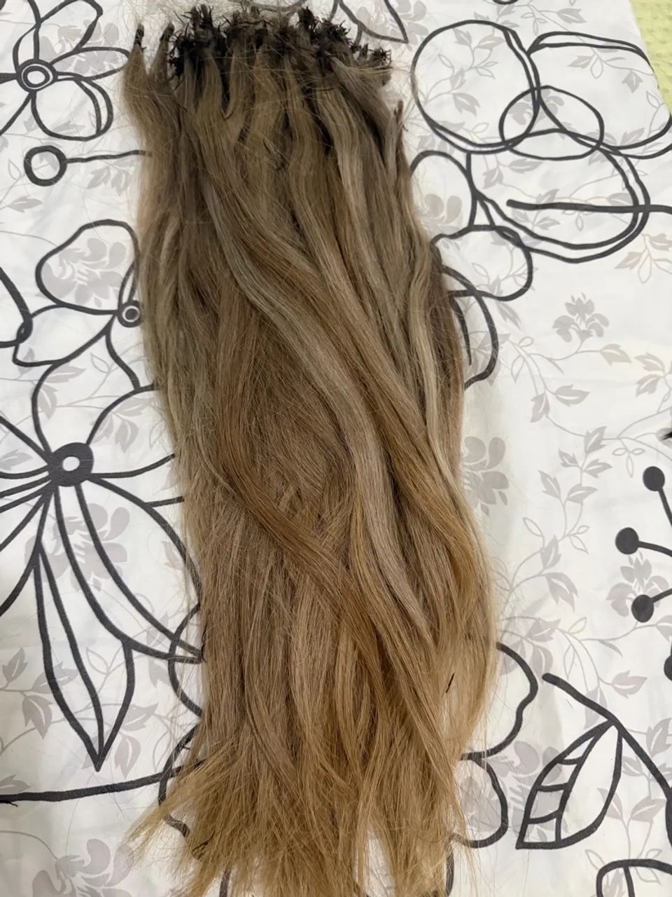 Cabelo loiro liso humano 200g - Foto 3