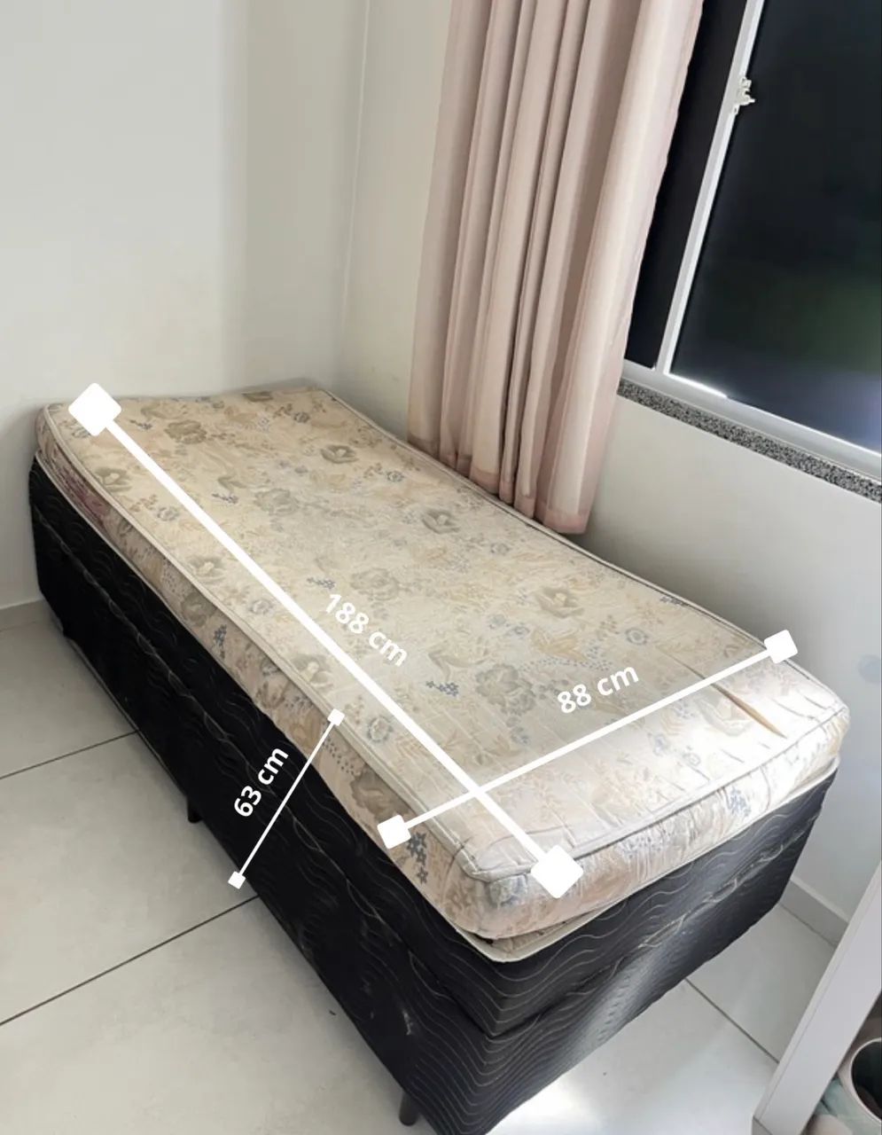 Cama Conjugada Solteirão Union Ortopedic 88x188 cm - Foto 2