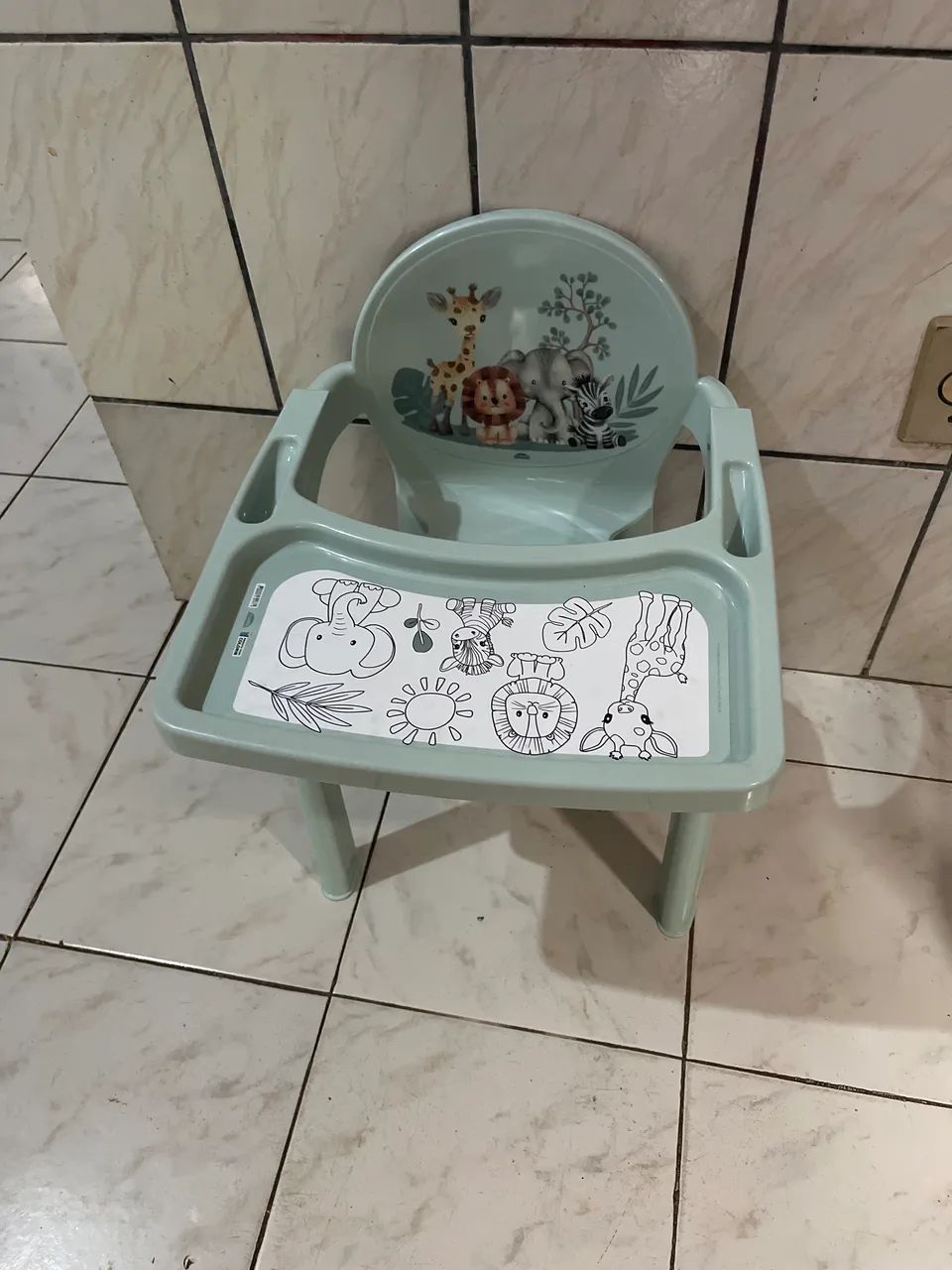 cadeirinha de alimentação safari