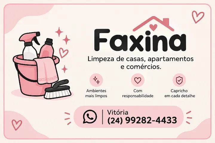 Serviços de faxina