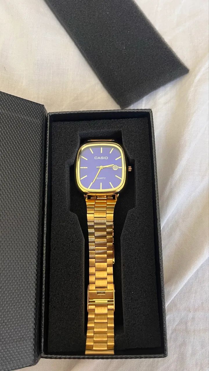 Relógio Casio dourado - Foto 3