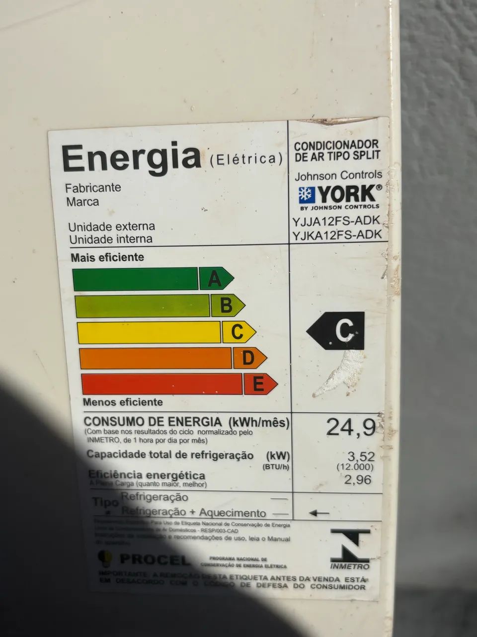 Ar condicionado York com defeito. - Foto 2