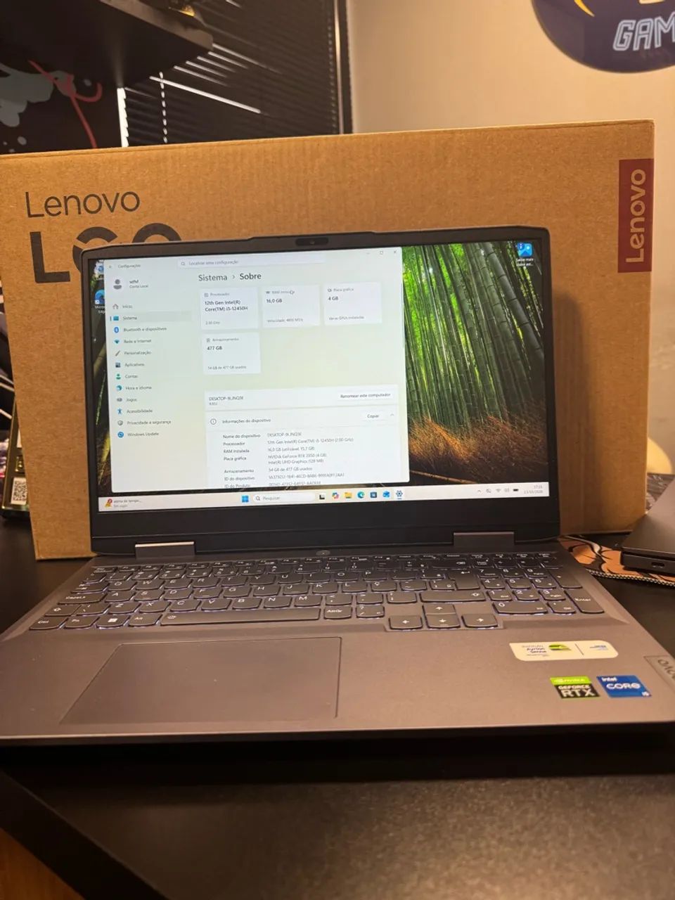 Lenovo LOQ rtx 2050 - Foto 2