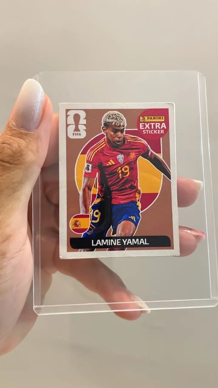 Figurinhas Yamal prata e bronze - Foto 2