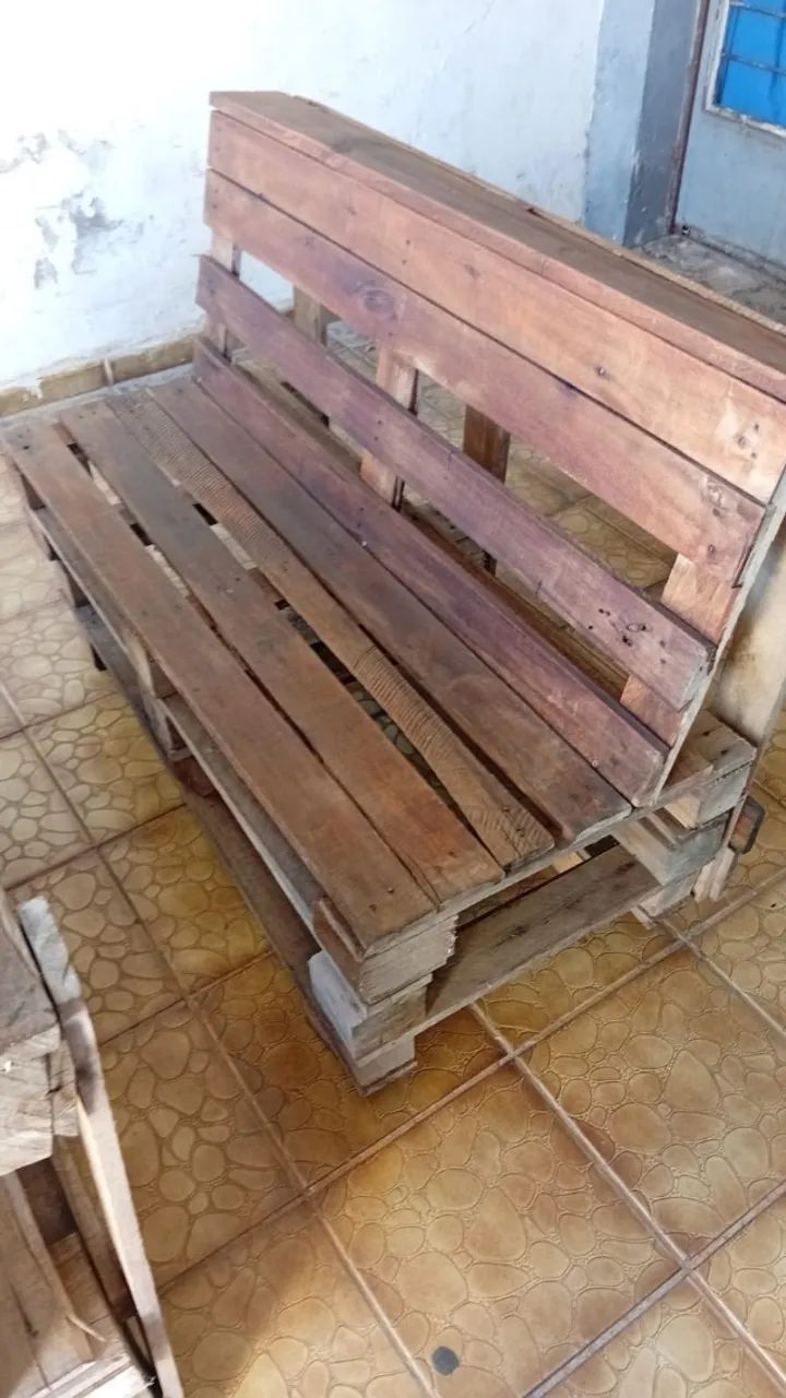 Banco de pallet  - Foto 3