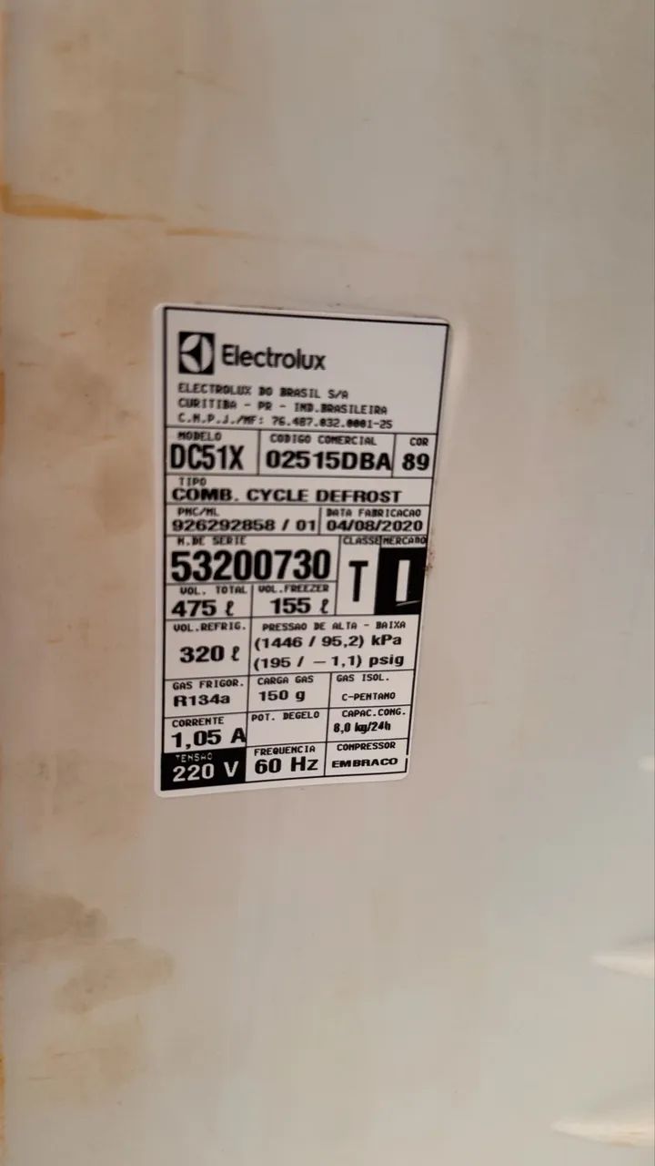 GELADEIRA DUPLEX 320L INOX USADA - Foto 3