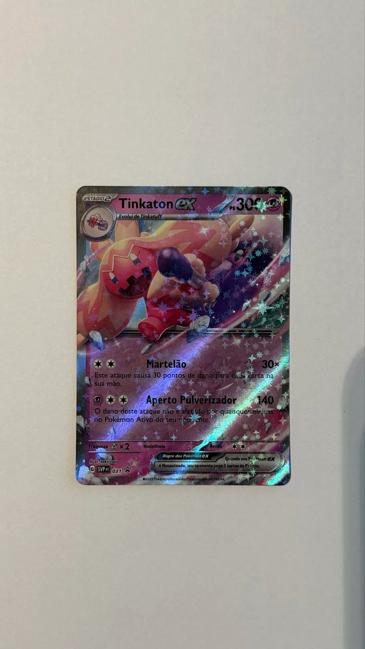 Cartas Pokémon Cadeia de Evolução TINKANON - Foto 5