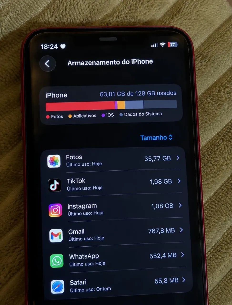 iPhone 11 vermelho  - Foto 4