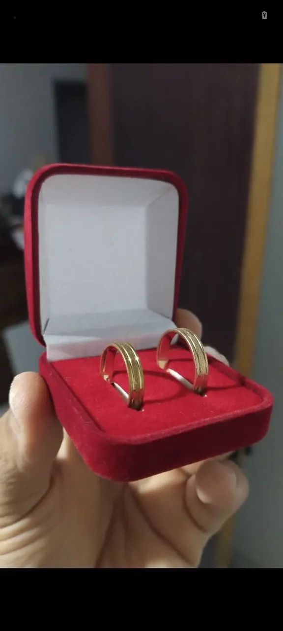 Par de alianças Rommanel 