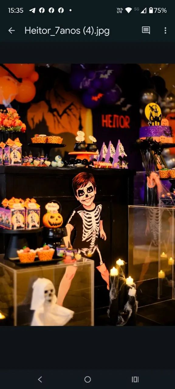 Decoração de halloween  - Foto 2