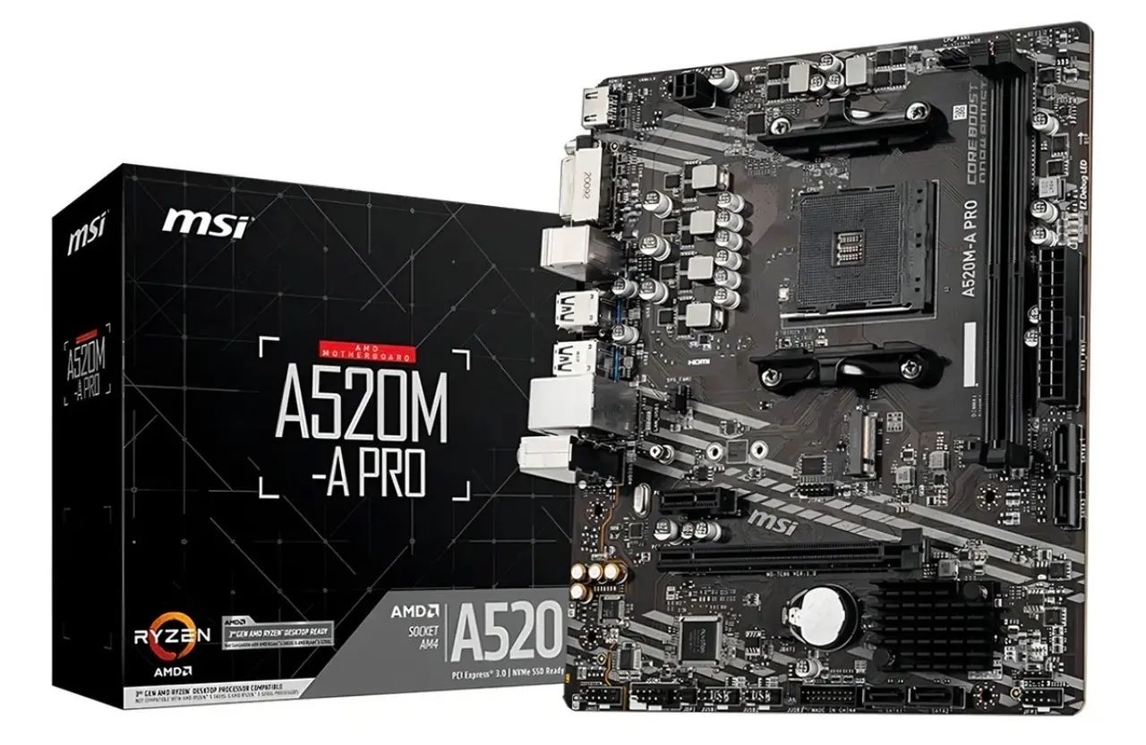 Placa-mãe Msi A520m-a Pro - Foto 3