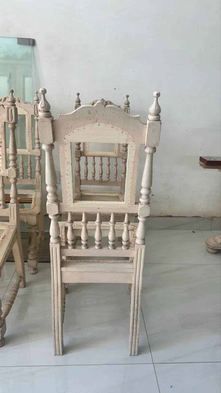 6 cadeiras antigas colonial  - Foto 3