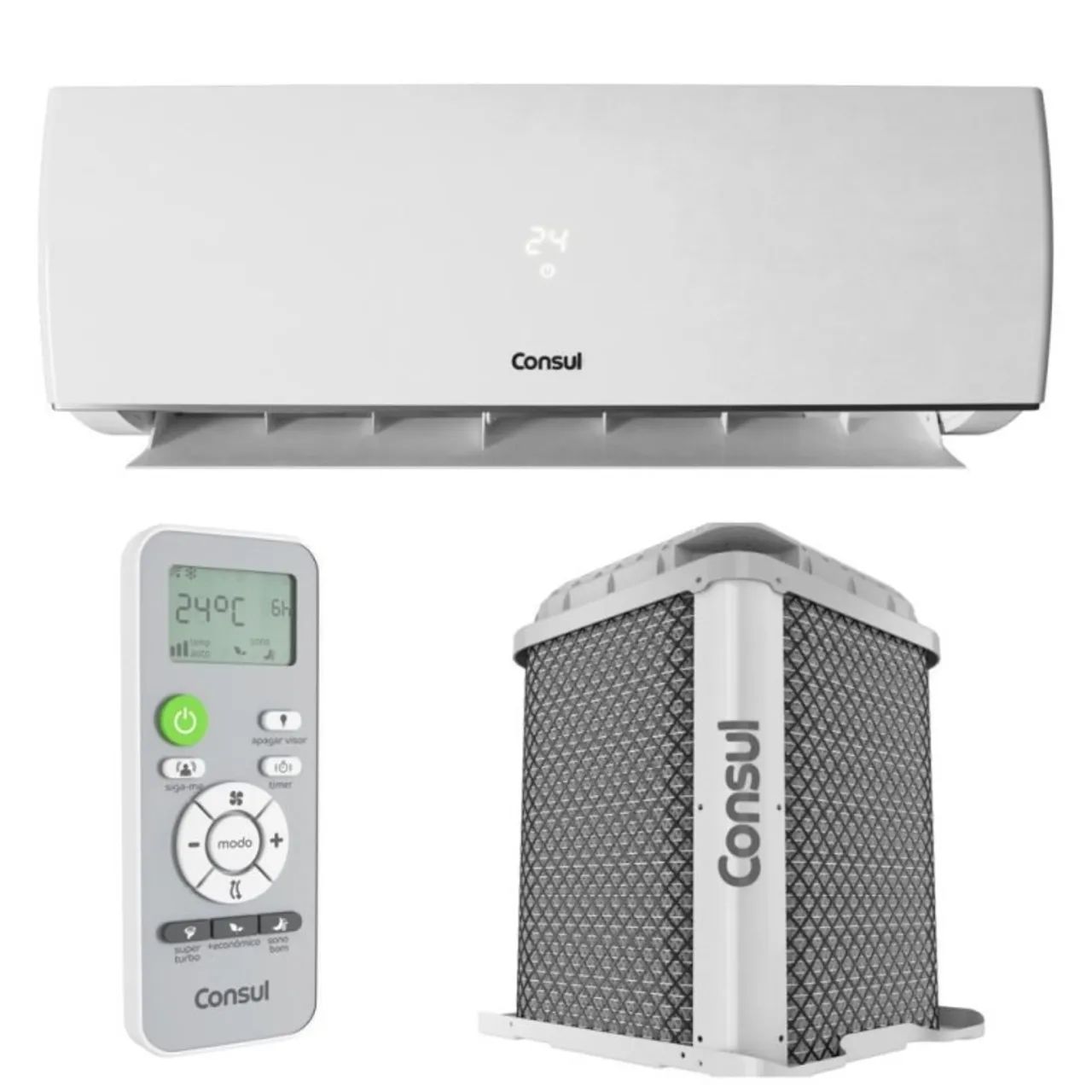 Central de ar cônsul 9000 btus