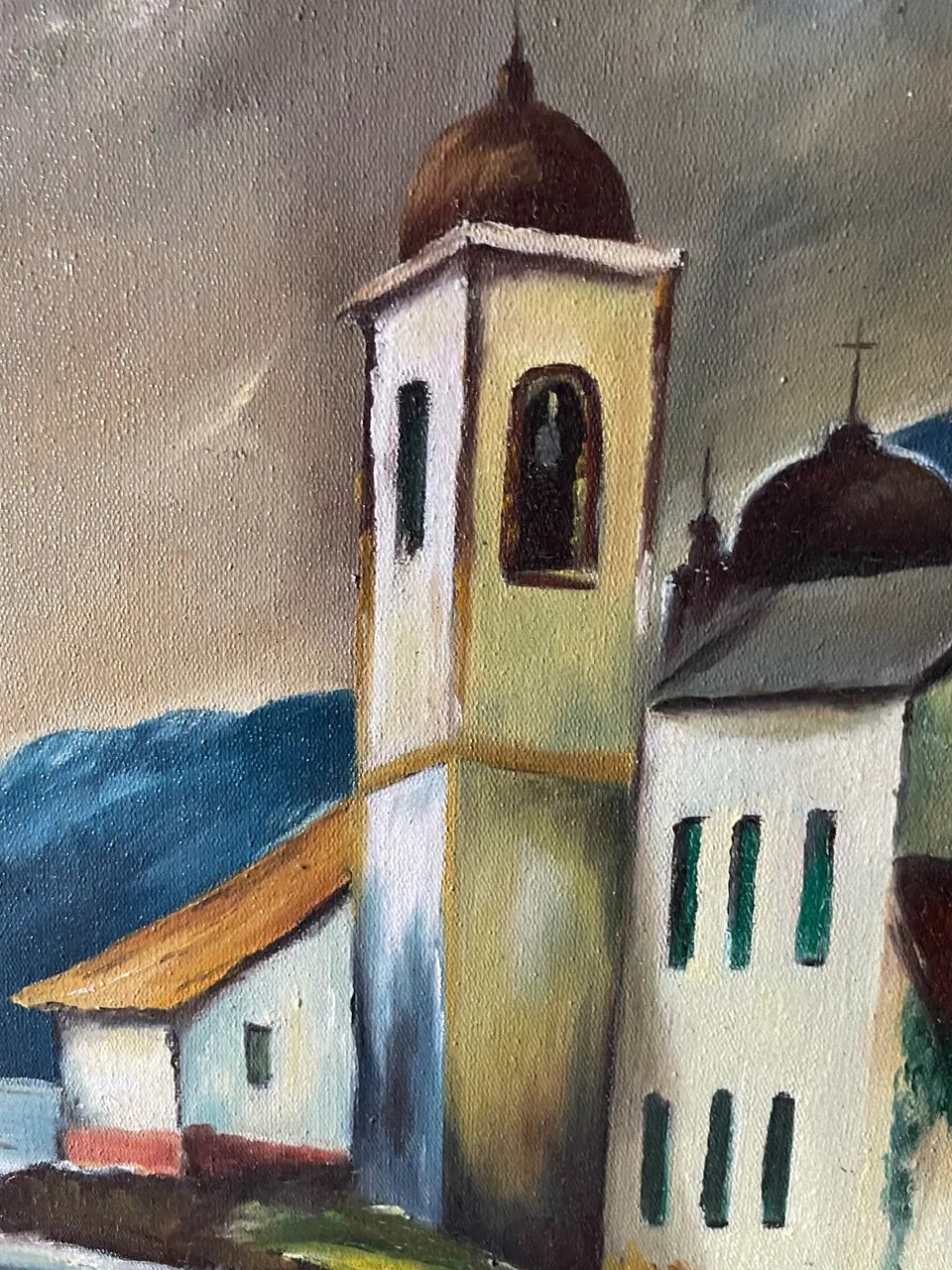 Pintura tinta óleo - antiguidade 
