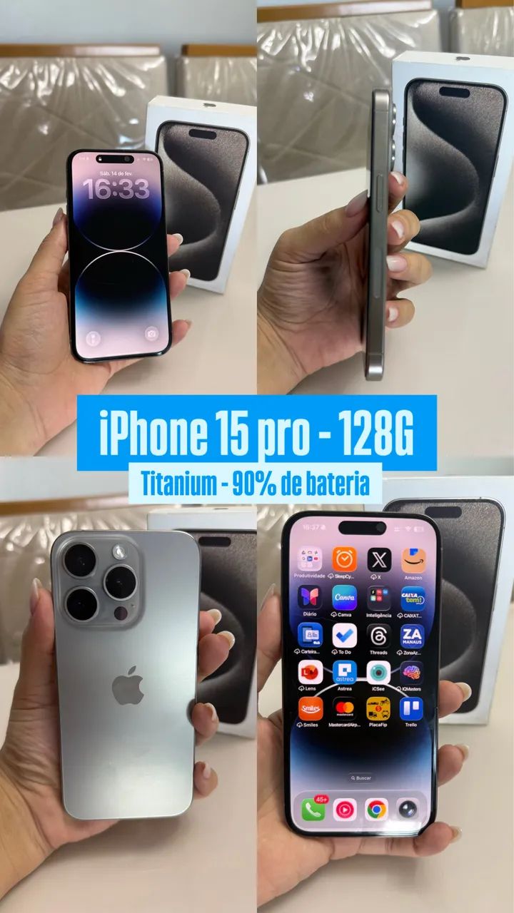 IPHONE 15 PRO  TITANIUM 128G