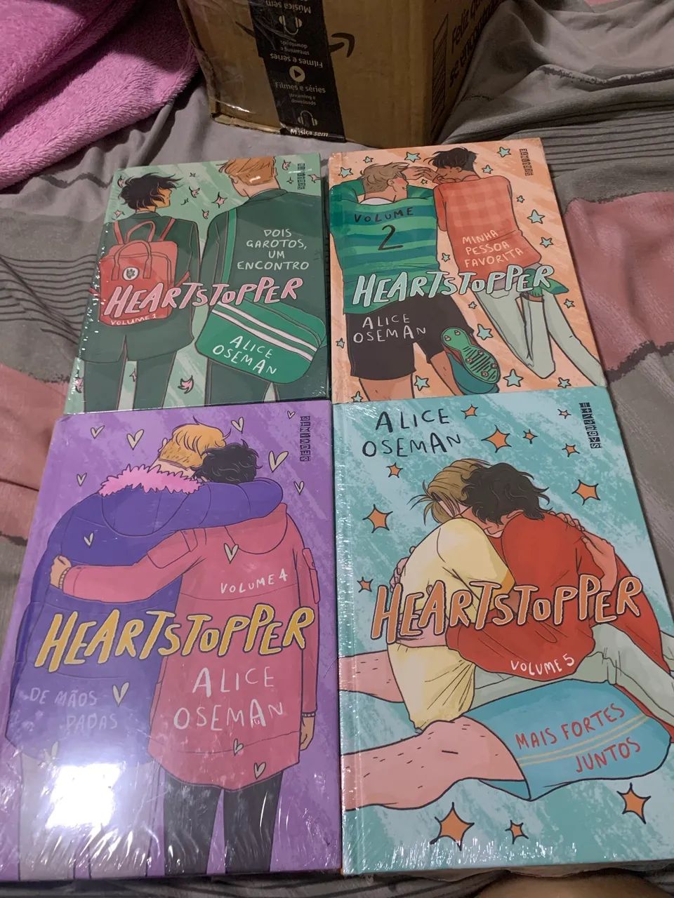 Heartstopper Book Vol. 1, 2, 4, 5